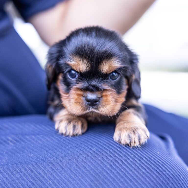 cavalier king charles spaniel puppy